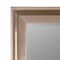 Head West Traditional Brushed Nickel Framed Wall Vanity Mirror - 24" x 30"